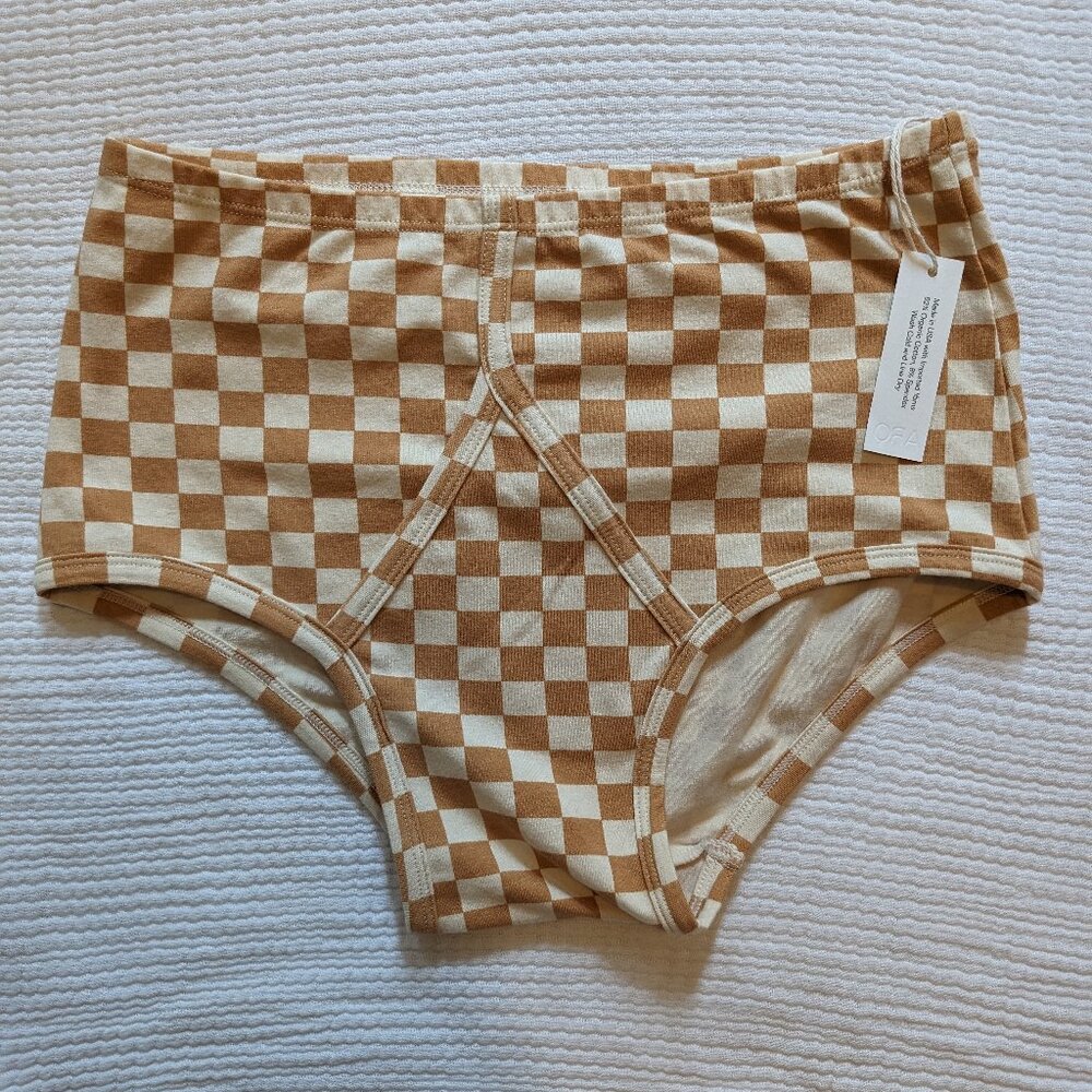 ARQ Checkered "Pierot", High Waisted Underwear, Unisex! 2XL, 3XL